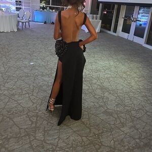 Elegant Black Evening Gown